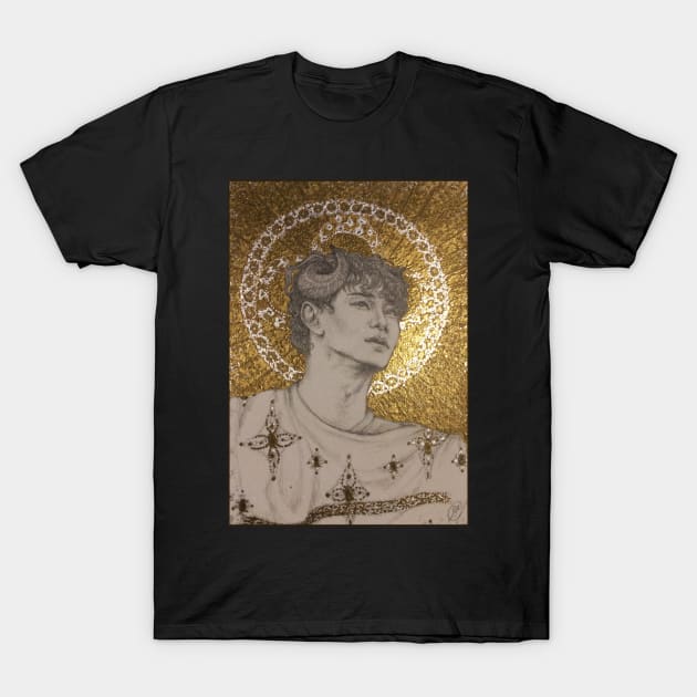 Chen (EXO) - Golden Demon drawing T-Shirt by dangerbeforeyou